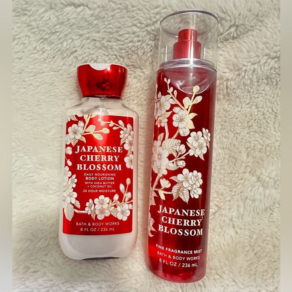 Bath & Body Works Japanese Cherry Blossom Mist collection